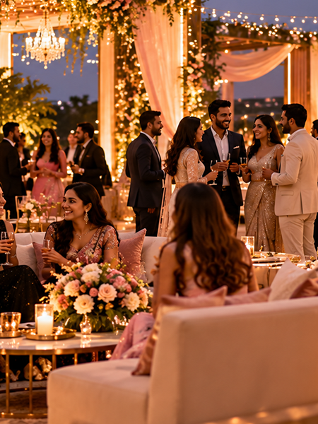 Twilight Garden Wedding Celebration